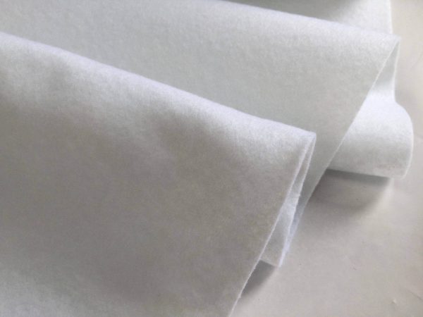 WHITE Felt Fabric Material Craft Plain Colours Polyester -102cm wide - Lush  Fabric